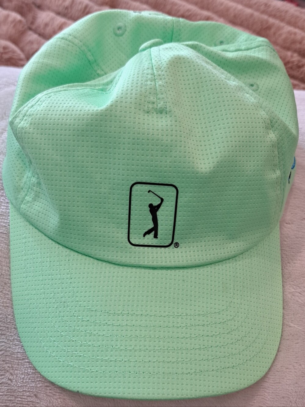 Airflux PGA Tour Golf Professional Ventilation  Adults Hat Cap Lime Green